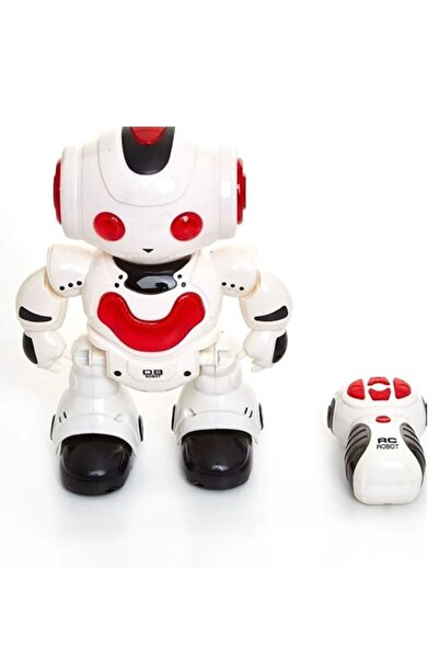 CAN OYUNCAK Kutulu Kumandalı Işıklı Robot Kırmızı