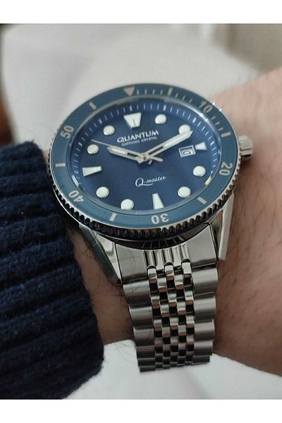 Quantum Men's Watch QMG1024-390 - Steel Cord, Automatic Design, Model 2078