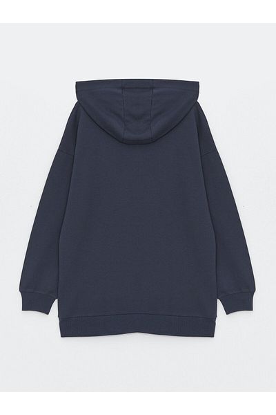 LC Waikiki Women's Zippered Hooded Long Sleeve Sweatshirt