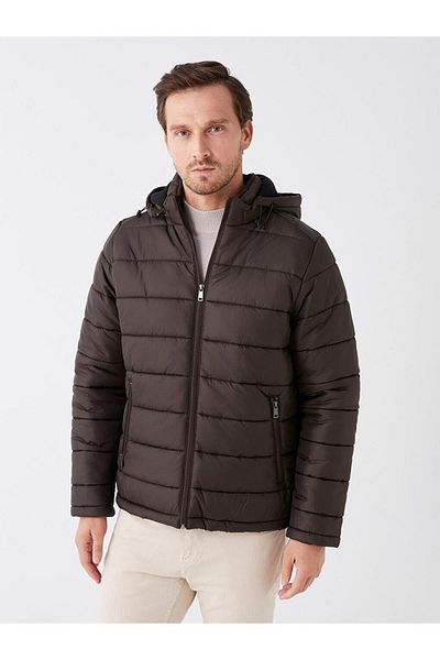 LC Waikiki LCWAIKIKI Classic Standard Fit Hooded Men's Puffer Coat