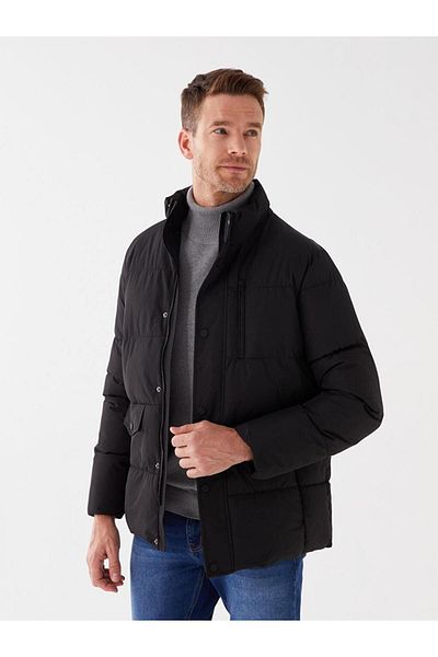 LC Waikiki Мъжко палто LCWAIKIKI Classic със стандартна форма и яка