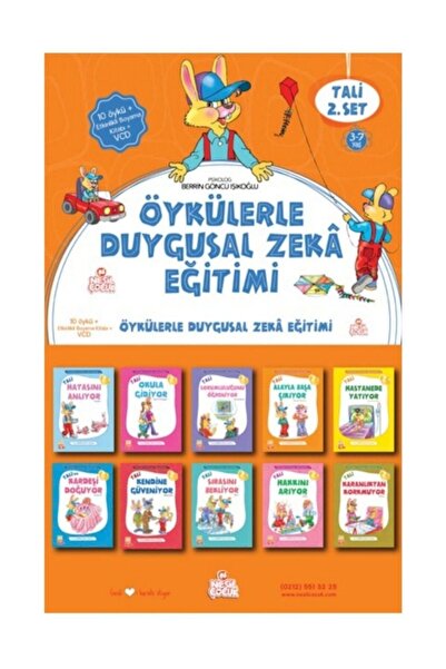 Nesil Yayınları Tali 2 Öykülerle Duygusal Zeka Eğitimi Set 10 Kitap  Boyama K...