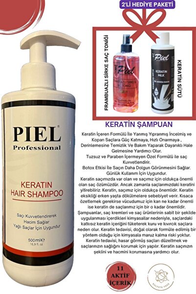 PİEL Sülfatsız Keratin Şampuan 500 ml