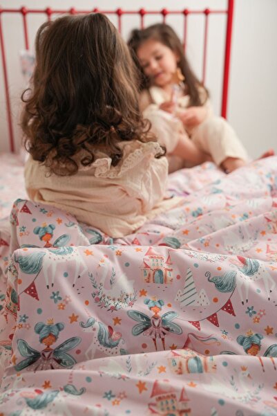 Pithy طقم غطاء لحاف مونتيسوري يونيكورن من القطن العضوي 100% - حكاية خرافية (1...