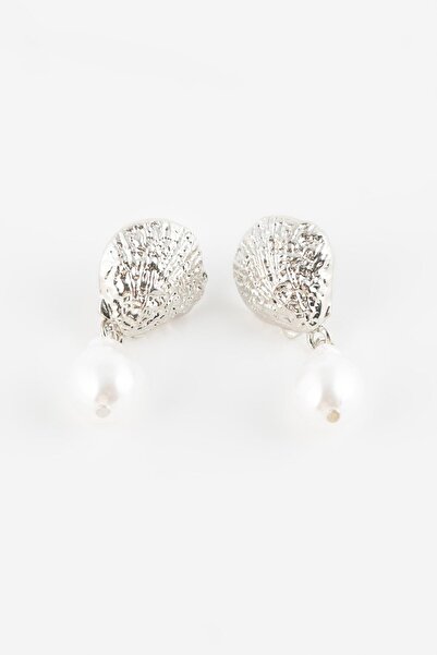 DeFacto Silver Pearl Women's Earrings - C8960AXNS
