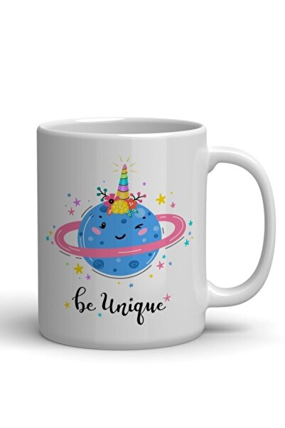 Piktorya زجاج مطبوع عليه كوكب زحل