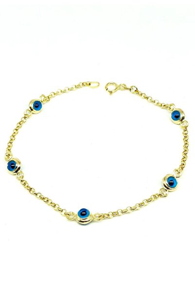 Altınaşkı Nazar Boncuklu Altın Bileklik