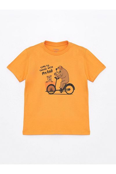 LC Waikiki LCW Baby Crew Neck Short Sleeve T-Shirt for Baby Boy