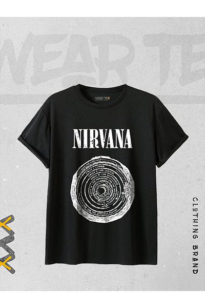 WEARTEX Unisex Nirvana Dante's Inferno Printed Oversize T-shirt