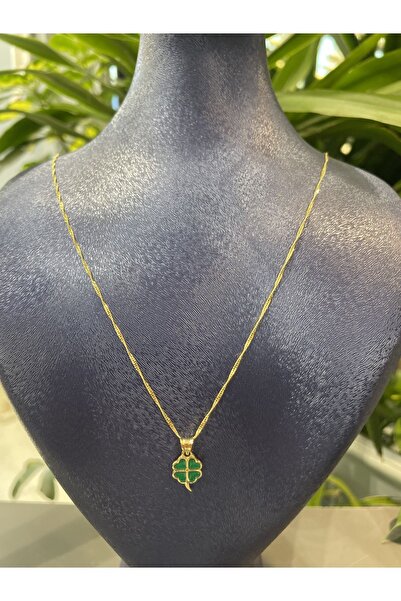 Altınaşkı Yonca Singapur Altın Kolye