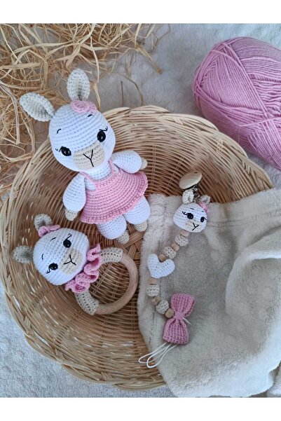 ev atölyem amigurumi lama paki 3li set
