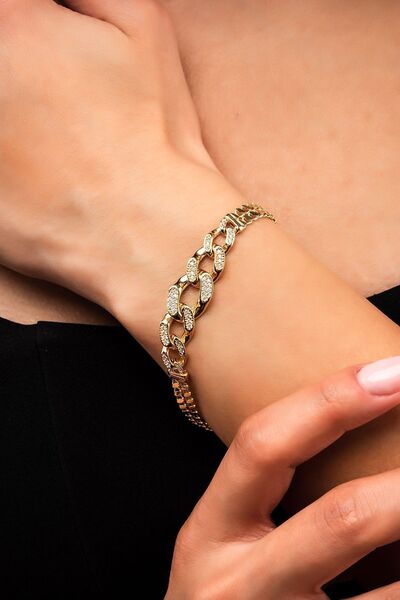 Altınaşkı Taşlı Gurmet Altın Bileklik