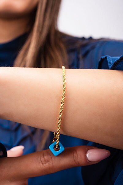 Altınaşkı Altın Halat Bileklik