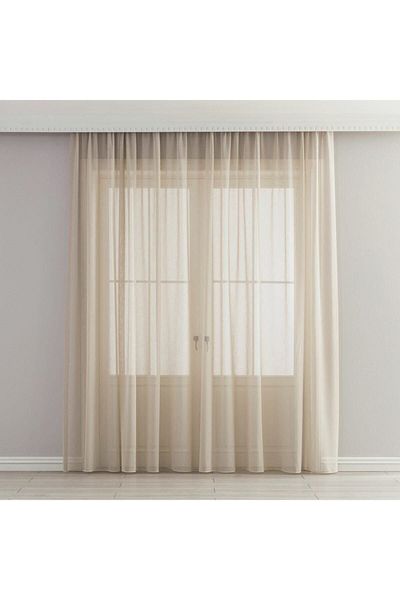 Taç Rüyaper Cream Plain Tulle 300 X 260 Cm