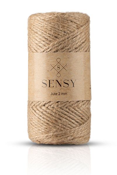 SENSY Premium Σχοινί Ιούτας 100 μέτρα Ψάθινο Σχοινί Κρινολίνο Στολίδι Σχοινί Κορδόνι Κορδόνι Ιούτας