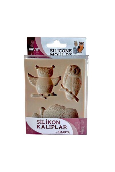 Smarta Model Hamuru Silikon Kalıp - Baykuş SK1013025