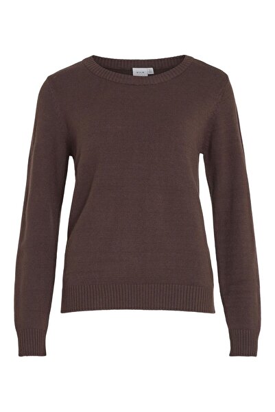 VILA Strickpullover Rundhalsausschnitt