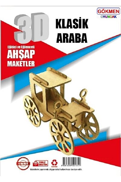 Gökmen Oyuncak Ahşap 3D Maket (3 Boyutlu Maket)