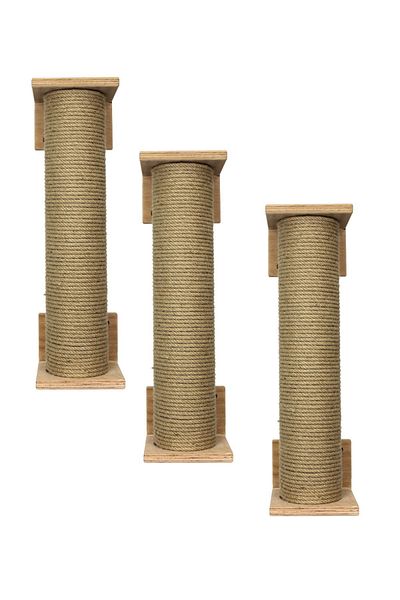 LOTUS FURNITURE PET SERIES 3 وحدات خدش جانبية للحائط