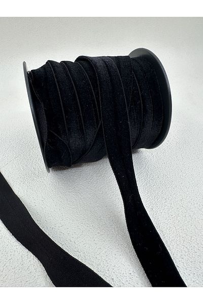 paşateks since 1995 şekil 1.5 cm Folding Velvet-5 Meters-Black
