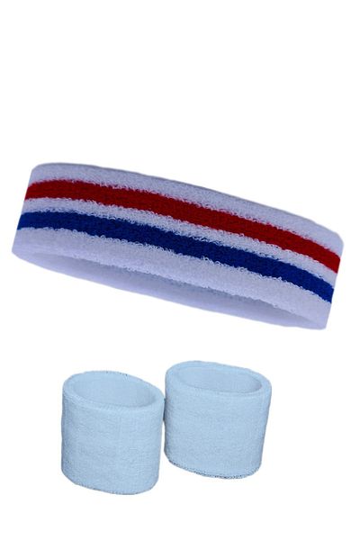 SportyBand Sporty Hair Band, Bandana, Hairband, and Bracelet Set of 3