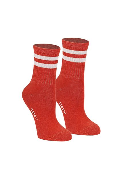 Ozzy Socks 3 пакета колежански чорапи Червени Зелени Черни