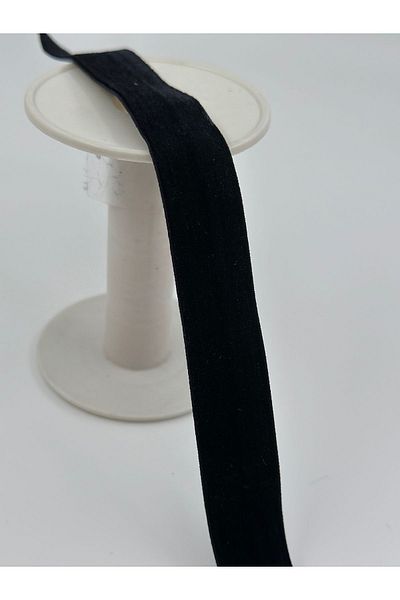 paşateks since 1995 şekil 5 Meters Lycra Velvet (FLEXIBLE) -1.5 Cm Black