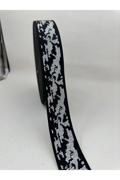 paşateks since 1995 şekil 4 cm Glittery Woven Rubber-5 meters