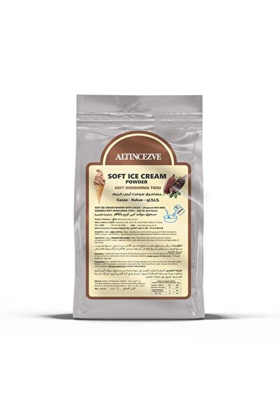 Altıncezve Soft Dondurma Tozu Kakaolu 1.300 gr - 5l (SÜT)