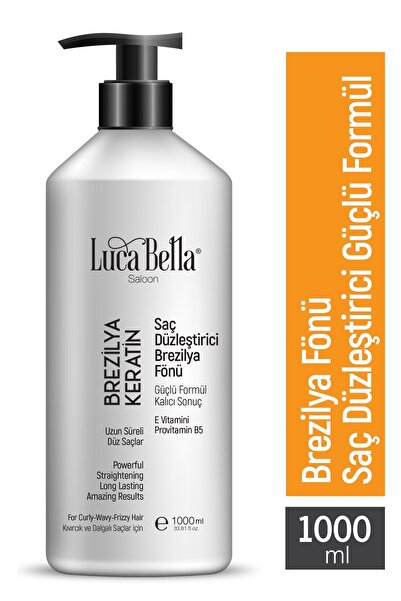 Luca Bella Brezilya Fönü Keratin Bakımı 1000 ml Kalıcı Onarıcı Ve Saç Düzleşt...
