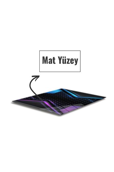 Decorita Mouse Pad din sticlă - cu efect de lumină, dimensiune mică (18 cm X 22 cm)