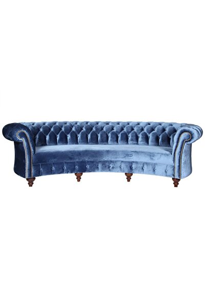3A Mobilya Blue Chesterfield 230X90X80 CM
