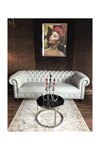 3A Mobilya Hakiki Deri Castelle Chesterfield