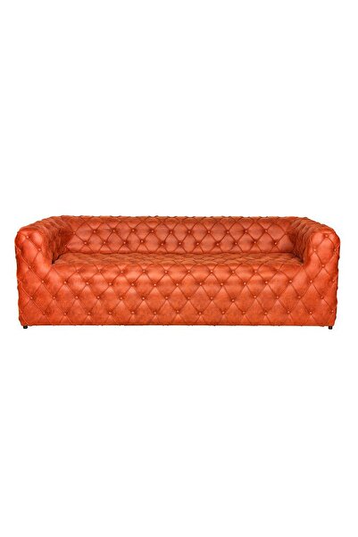 3A Mobilya Kahverengi Baxter Chesterfield 230X90X80 CM