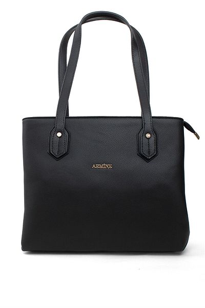 Armine Women's Black Shoulder Bag - Model 343