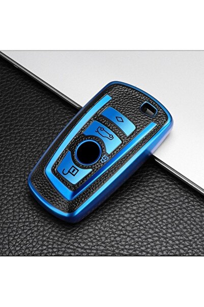 YıldızTuning Husă pentru chei Bmw F10 F20 F30 F32 F22 X5 X3 X1 Culoare albast...