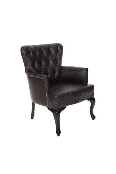 3A Mobilya Antik Deri Midi Berjer 90X70X60 CM