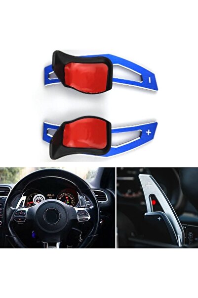 YıldızTuning VW Scirocco Mavi F1 Paddle Shifter Direksiyon Kulakçık 2009-2014