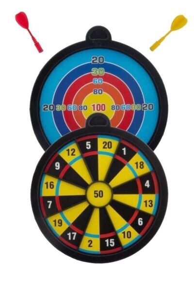 TURKAFONE Çift Taraflı Mıknatıslı Manyetik Dart Oyun Seti 23 Cm