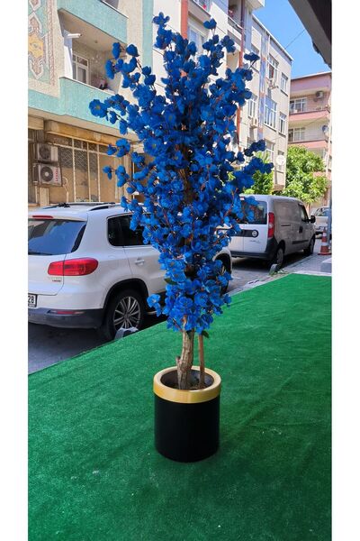 RUZGARCİCEK Rüzgar Yapay Çiçekçilik 160 cm Mavi Bahardali Ağacı