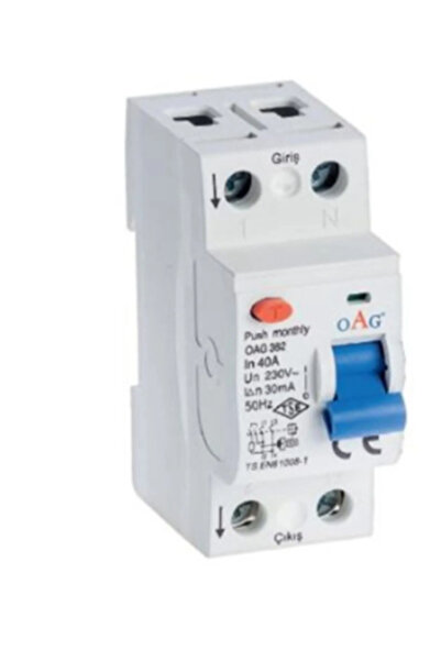 Oag Kaçak Akım Rölesi 40a 30ma 230v 50hz
