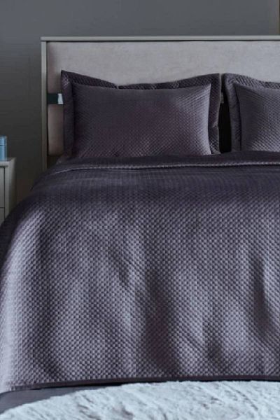 Doqu Home Anthracite Naples Bedspread - Double