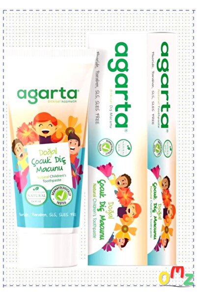 OMZ Doğal Çocuk Diş Macunu 75ml Kız Oyuncakları Erkek Cocuk Egitici Montessori Oyuncak