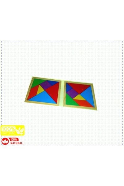 OMZ Ahşap Tangram Ögretici Egitici Gelisim Destek Kız Erkek Cocuk Oyuncak Egitici Montessori Oyuncaklar
