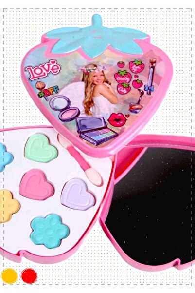 OMZ Bimba Bella Çilek Kutulu Makyaj Seti Kız Erkek Cocuk Egitici Montessori Oyuncaklar