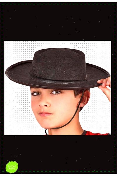 OMZ Flamenco Black Hat - Child Boy, Educational, Girl Boy Toy, Montessori