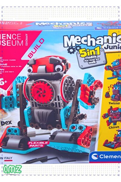 OMZ Mechanics Junior Hareketli Robotlar 5in1 +6yaş Kız Erkek Cocuk Egitici Mo...