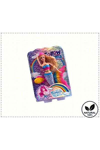 OMZ Işıltılı Gökkuşağı Deniz Kızı Bebek Kız Cocuk Erkek Cocuk Egitici Montess...