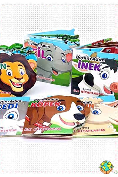 OMZ Ben Kim Hayvanlar 6'Lı Eğitim Seti Kız Oyuncakları Erkek Cocuk Egitici Mo...