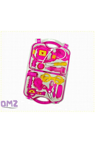 OMZ Çantalı Plastik Renkli Doktor Seti OyuncakErkek Cocuk Montessori Geliştir...